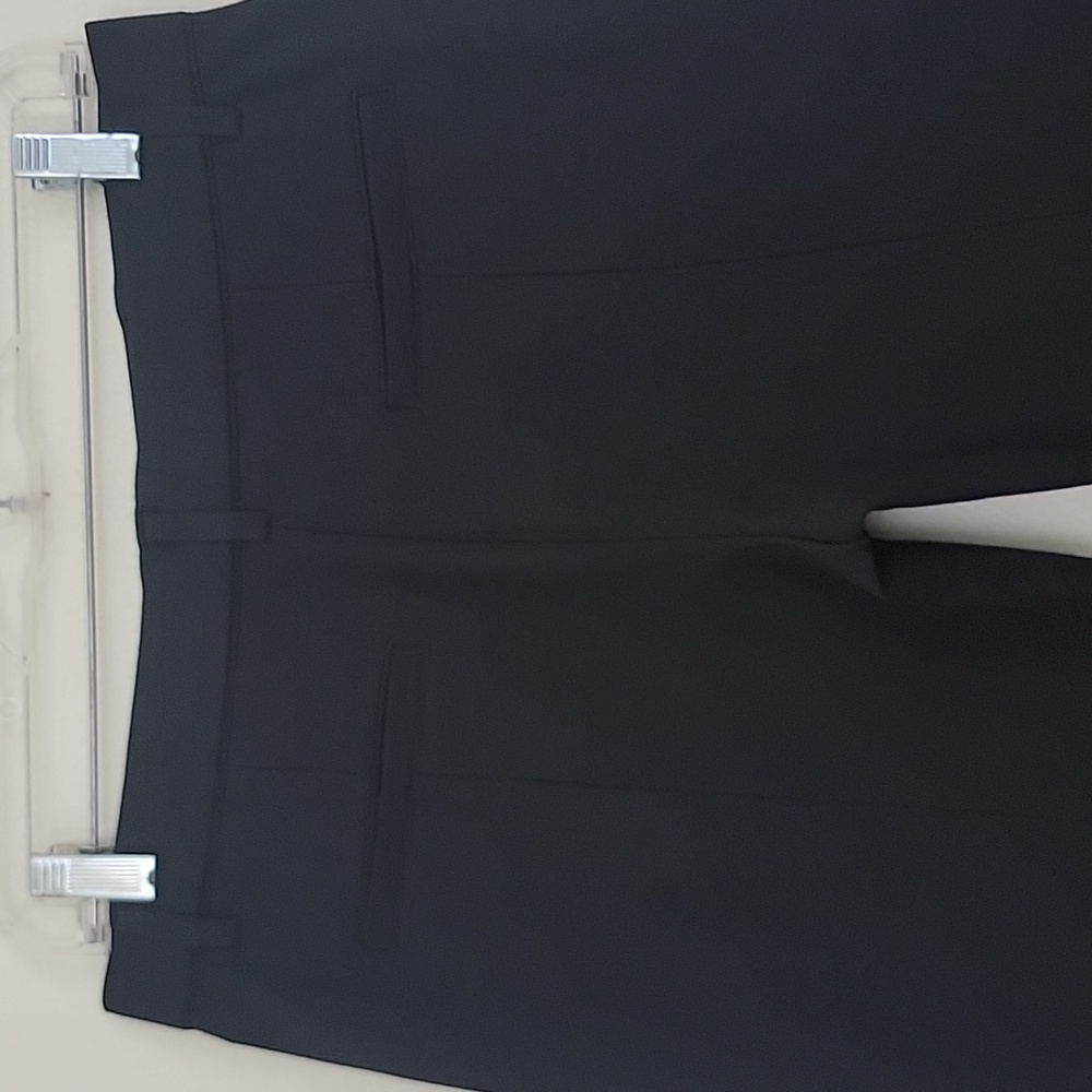 NWT Mario Serrani Black Knit Leggings Slimming High Compact Modern Fit M - Picture 8 of 16